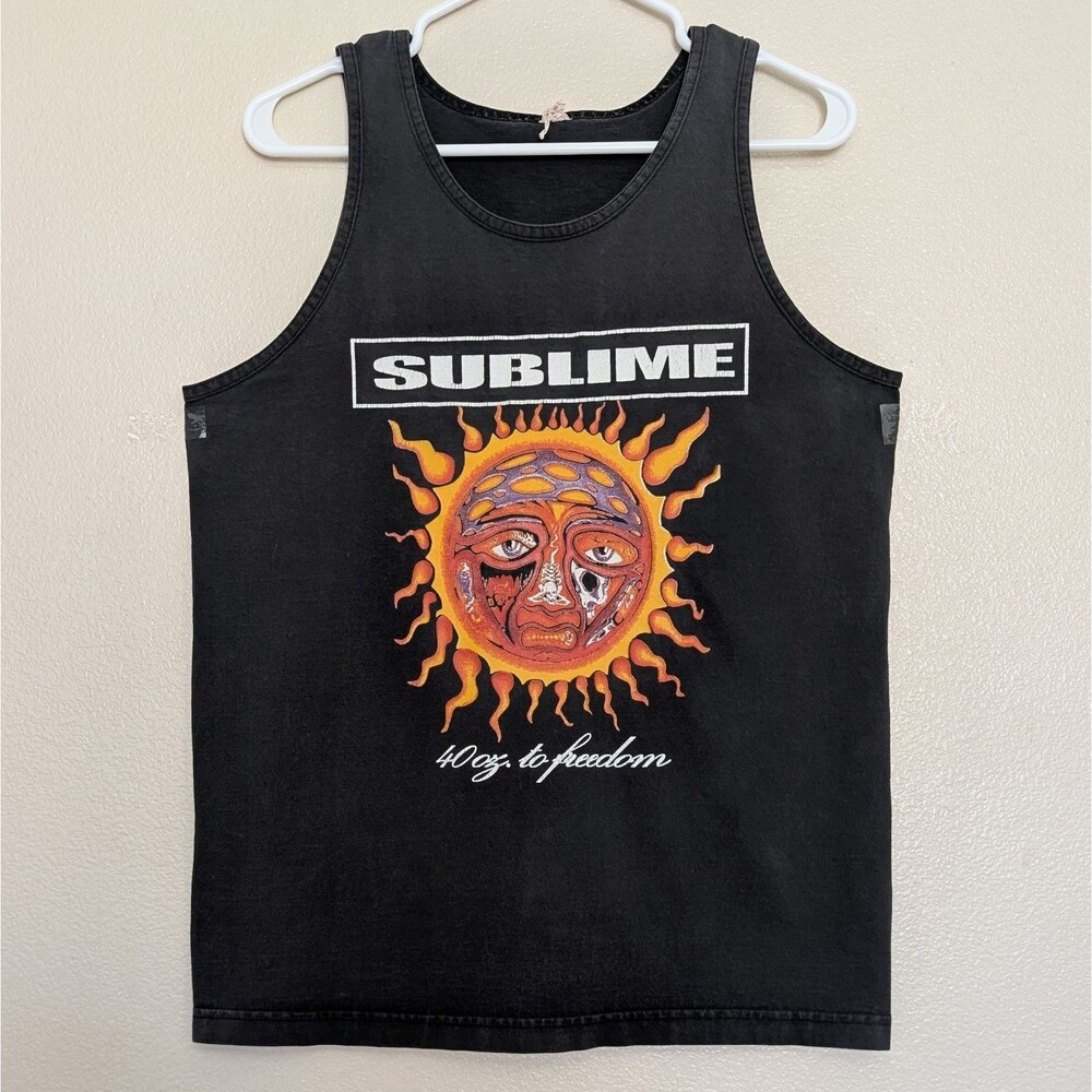 Sublime Shirt Mens Medium Black 40oz To Freedom Tank Top Sleeveless Muscle Shirt